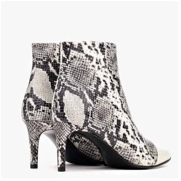 (60% OFF) NIB RAG & BONE Beha Stiletto Heel Leather Ankle Boot 8 MSRP $615 - Picture 11 of 12